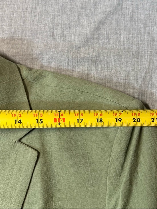 Men's Sage Green 3 piece Suit Linen /Cotton Sz XXL - Picture 14 of 16